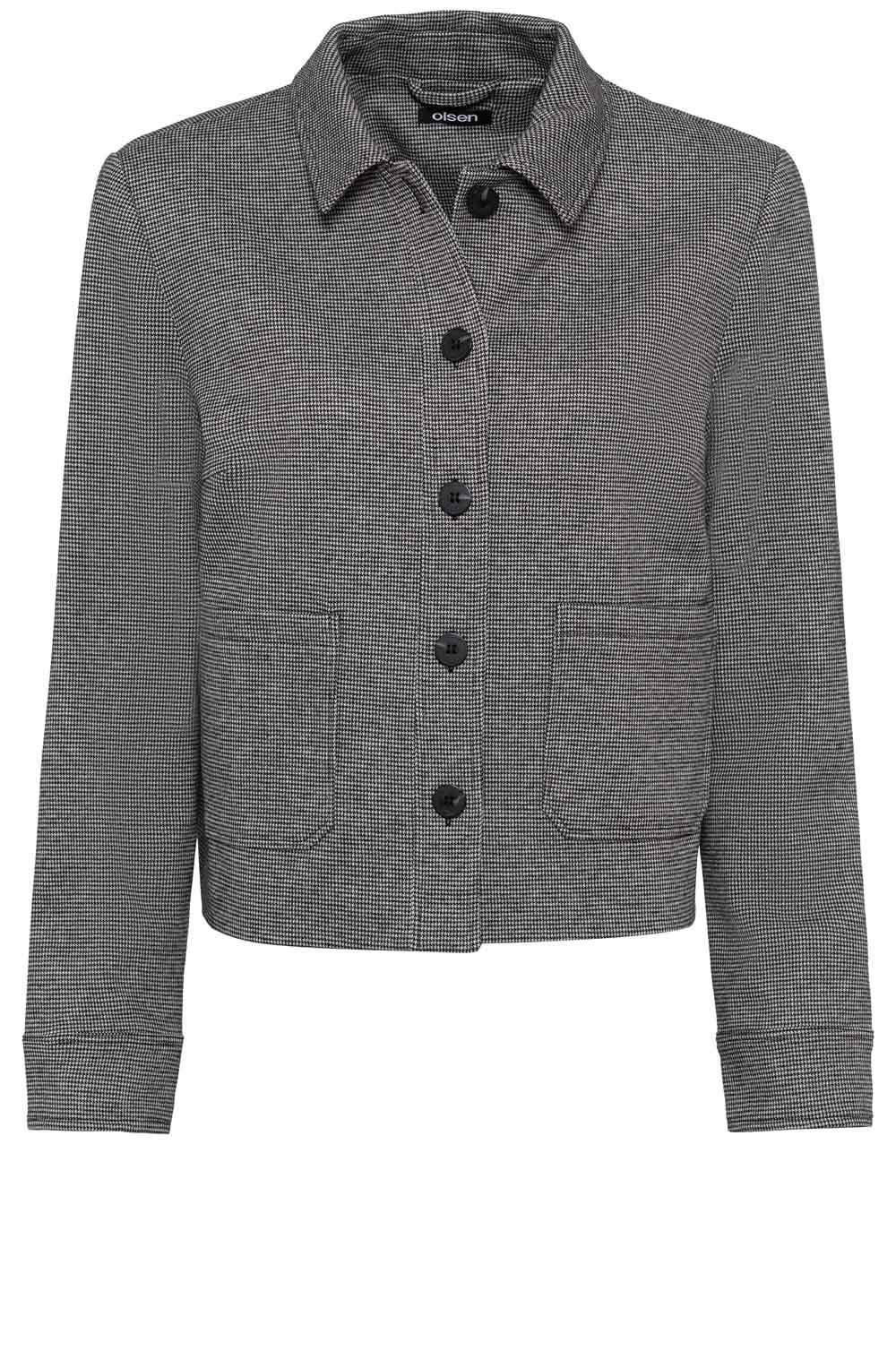 Granite Grey Mini Hounds Tooth Jacket