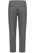 Granite Grey Mini Houndstooth Straight Fit Trousers