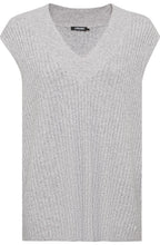 Granite Grey Ribbed Knit Slip Over