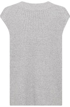 Granite Grey Ribbed Knit Slip Over