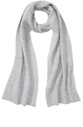 Granite Grey Super Soft Ribbed Scarf