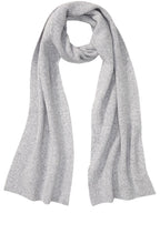 Granite Grey Super Soft Ribbed Scarf