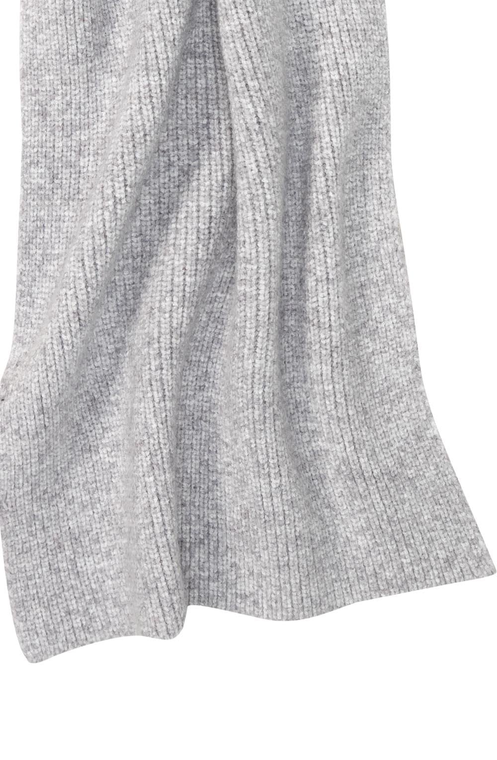 Granite Grey Super Soft Ribbed Scarf