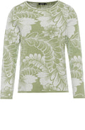 Green Floral Design Jumper