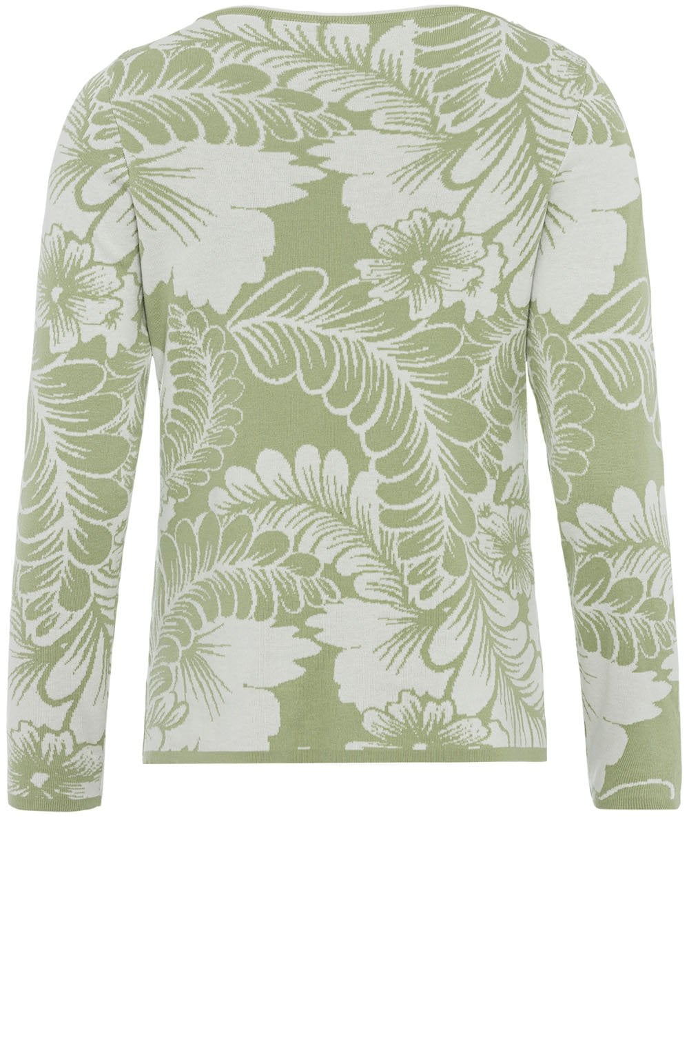 Green Floral Design Jumper
