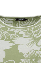 Green Floral Design Jumper