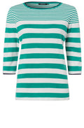 Green Striped Jumper