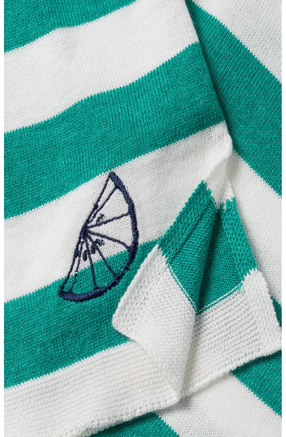 Green Striped Jumper