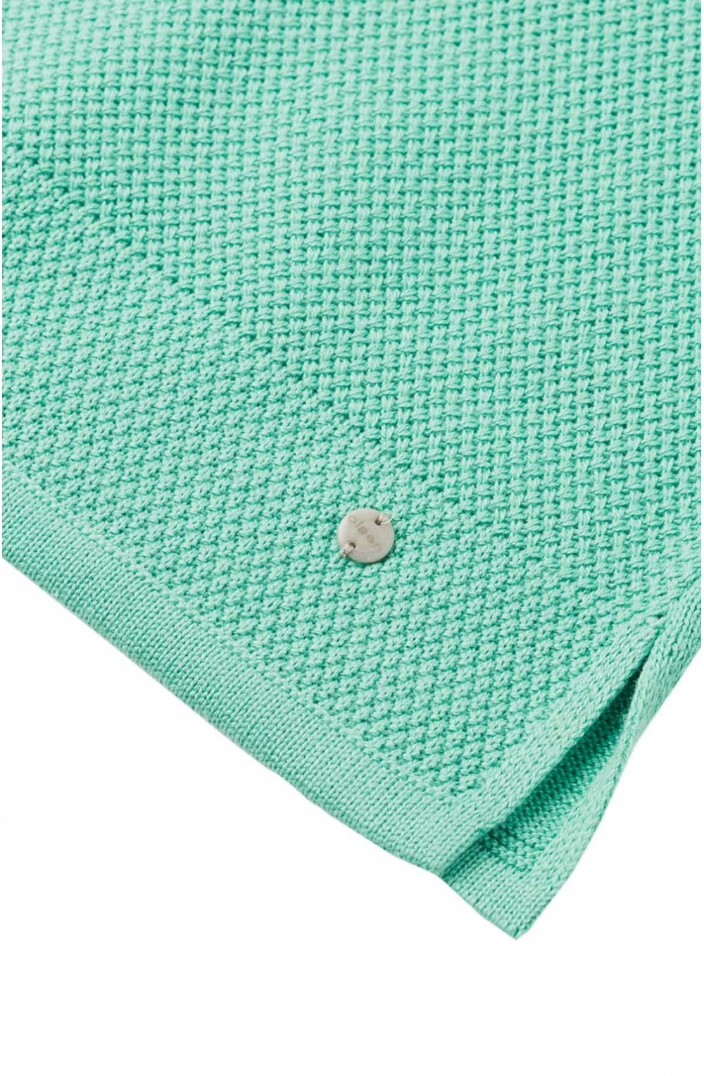 Green Textured Knit Jumper