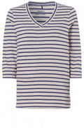 Grey & Blue Striped Jersey