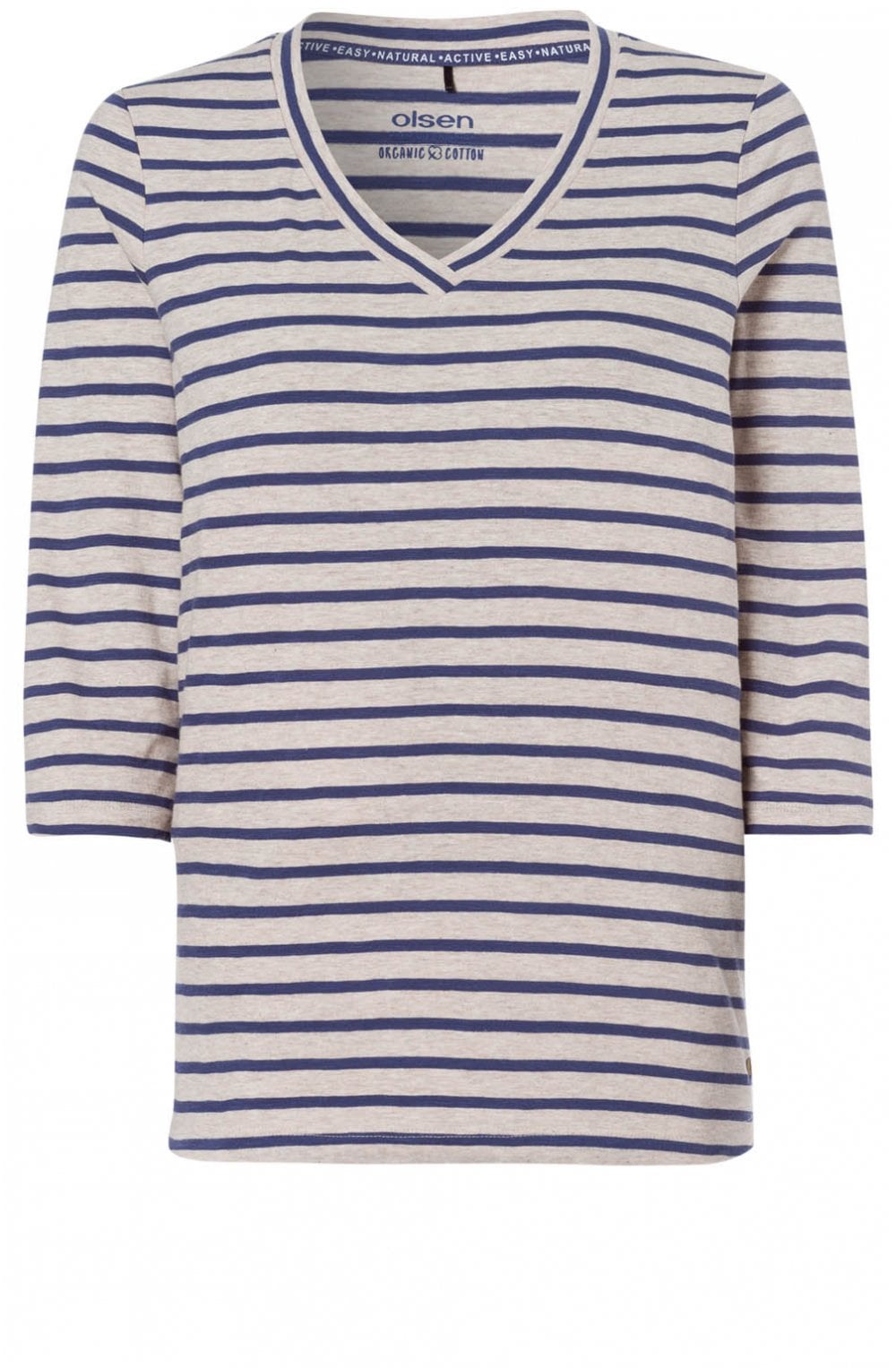 Grey & Blue Striped Jersey
