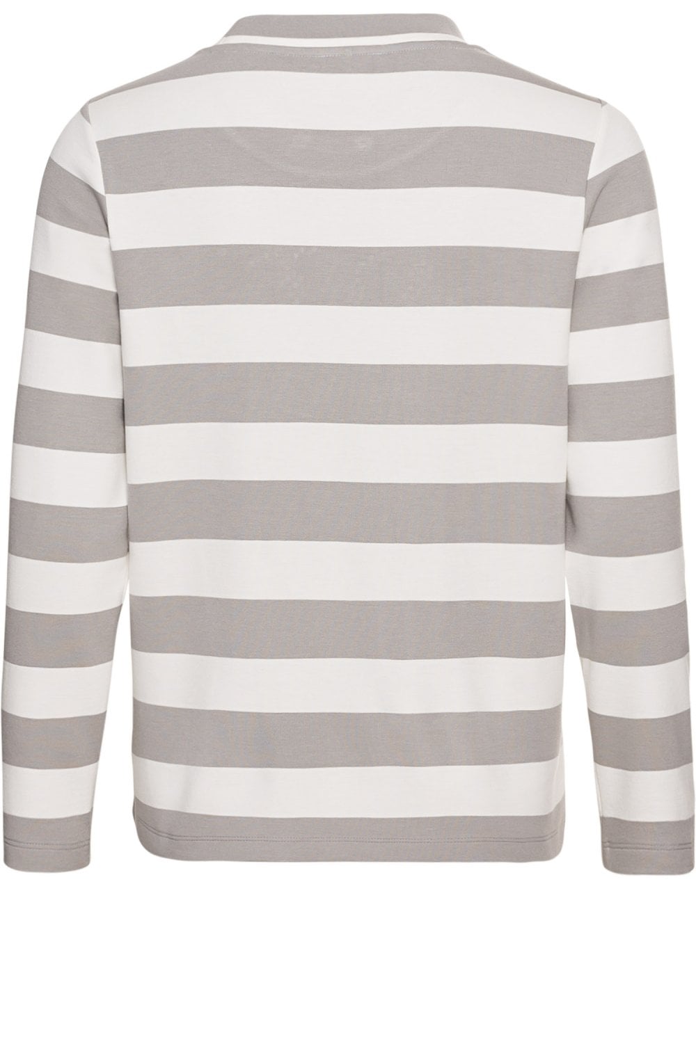 Grey Bold Pattern Striped Jumper