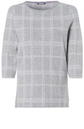 Grey Check Design Jumper