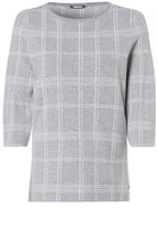 Grey Check Design Jumper