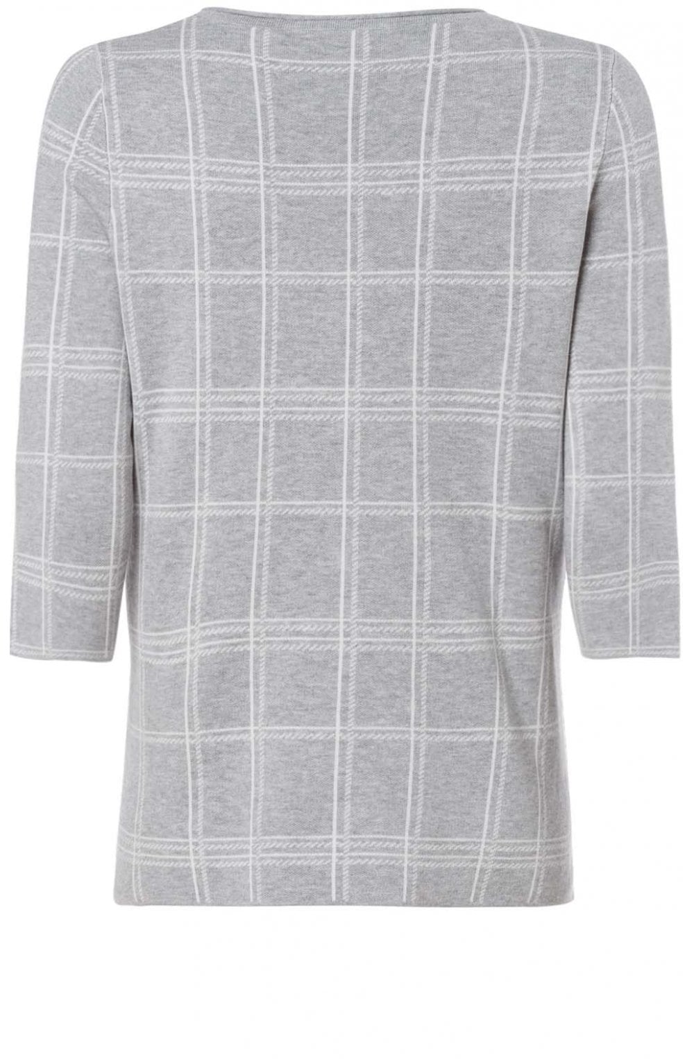 Grey Check Design Jumper