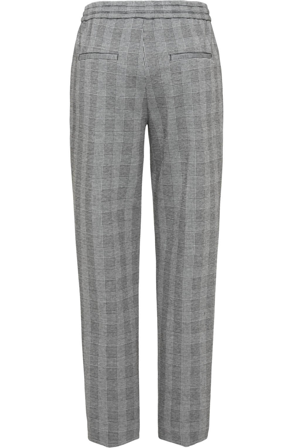 Grey check Lisa Straight Leg Trousers