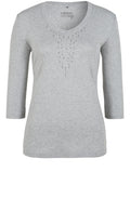 Grey Jersey Top
