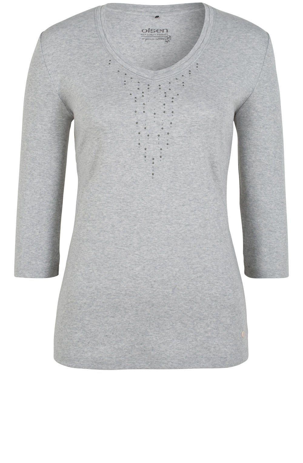 Grey Jersey Top