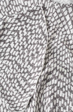 Grey & Off White Patterned Top