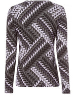 Grey Patterned Top