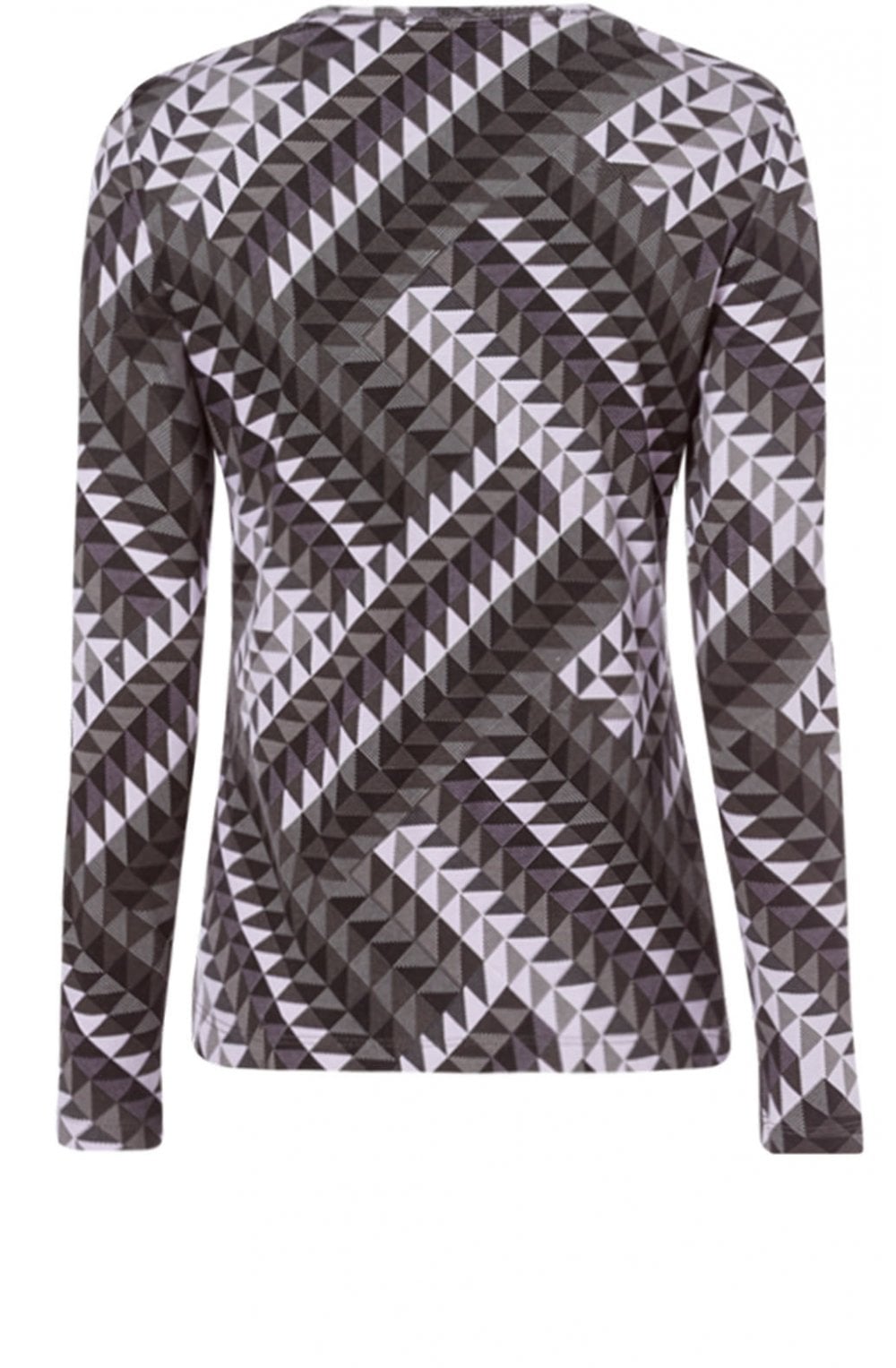 Grey Patterned Top