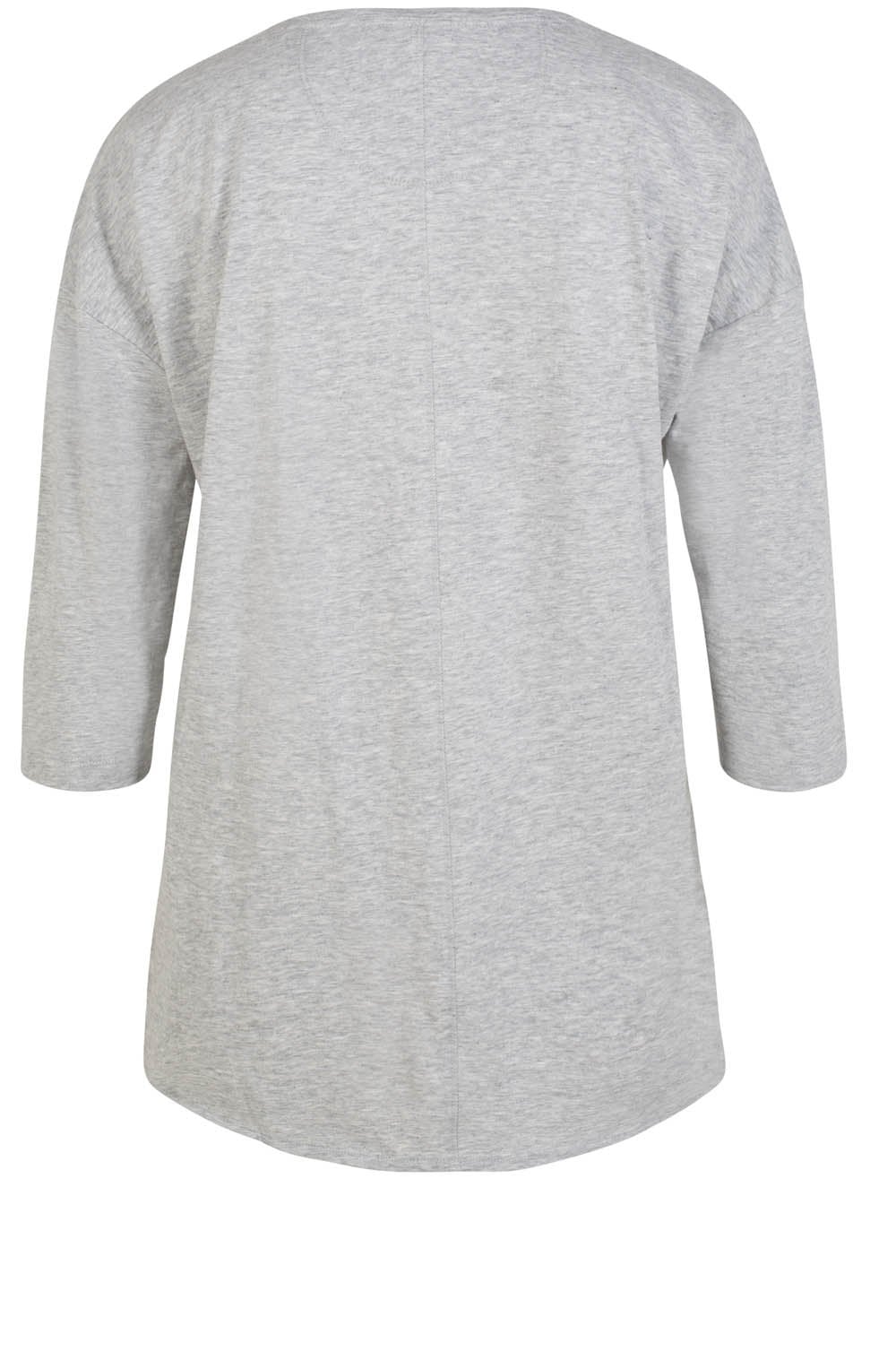 Grey Sequin Detailed T Shirt