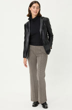 Hazelnut and Black Mona Bootcut Trousers