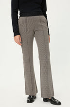 Hazelnut and Black Mona Bootcut Trousers