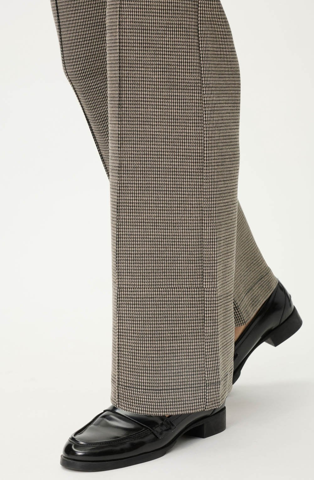 Hazelnut and Black Mona Bootcut Trousers