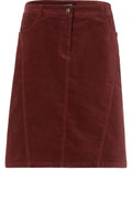Hazelnut Fine Cord Skirt