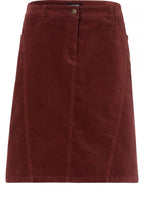 Hazelnut Fine Cord Skirt