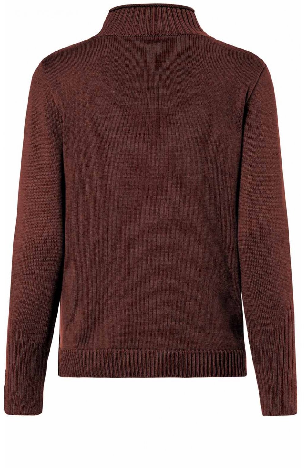 Hazelnut Ribbed Knit Jumper
