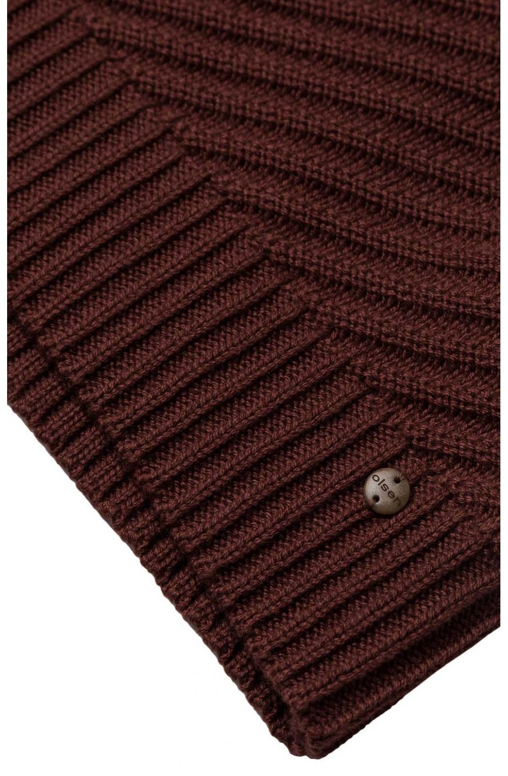 Hazelnut Ribbed Knit Jumper