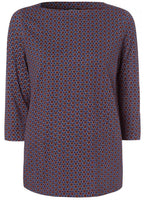 Hazelnut Spot Print Top