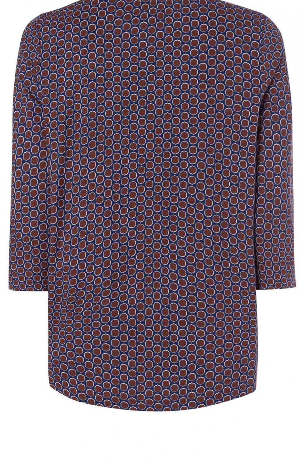 Hazelnut Spot Print Top