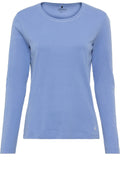 Heather Blue Long Sleeved Jersey Top