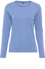 Heather Blue Long Sleeved Jersey Top