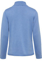 Heather Blue Patterned Knit Cardigan