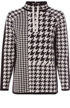 Houndstooth Check Jumper