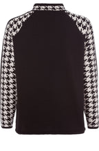 Houndstooth Check Jumper