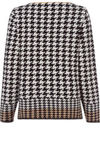 Houndstooth Check Jumper