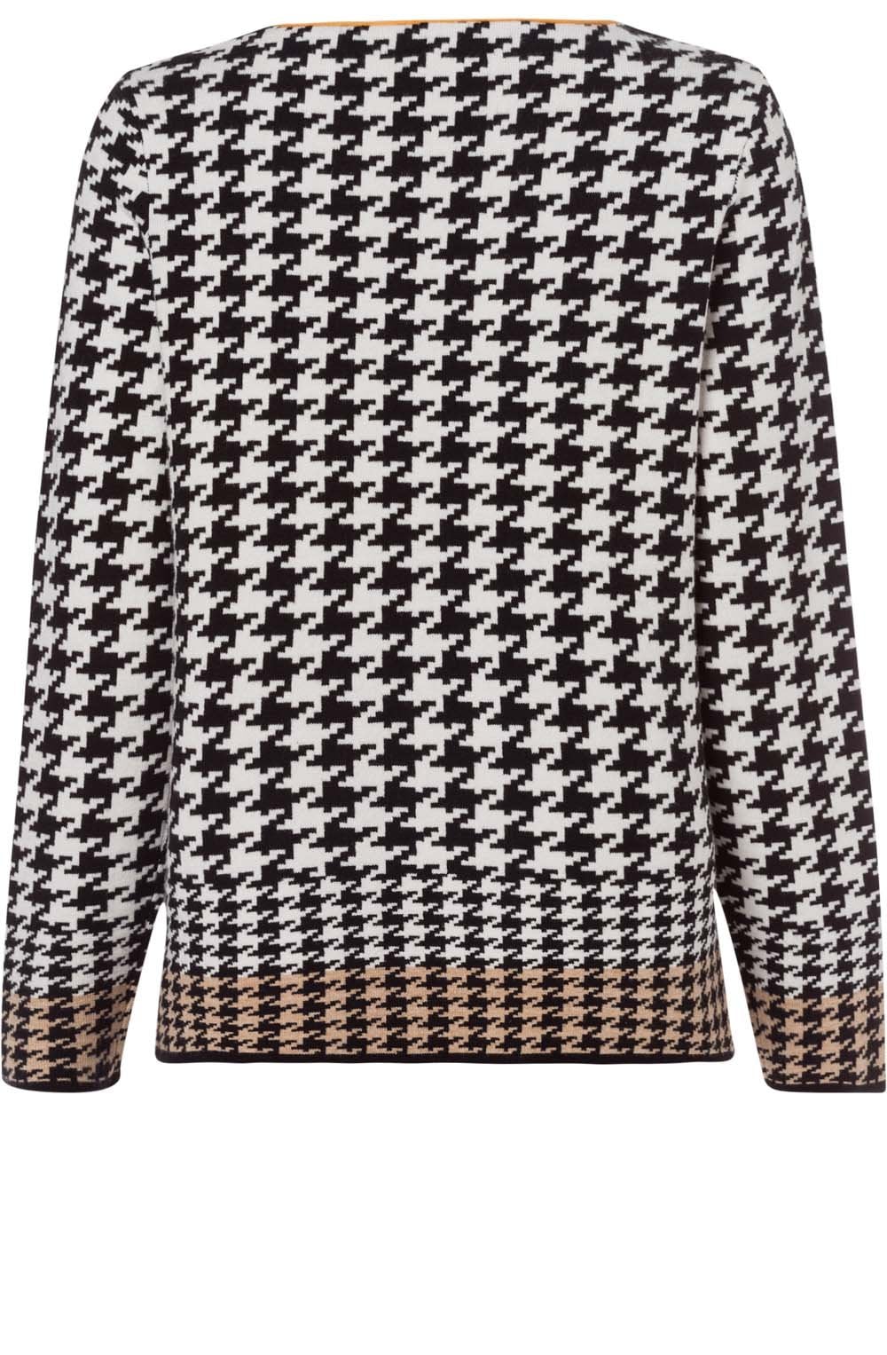 Houndstooth Check Jumper