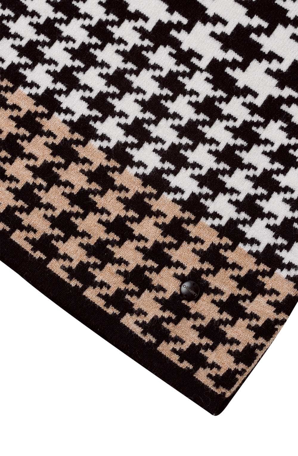 Houndstooth Check Jumper
