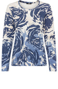 Indigo Denim All Over Print Edda Top