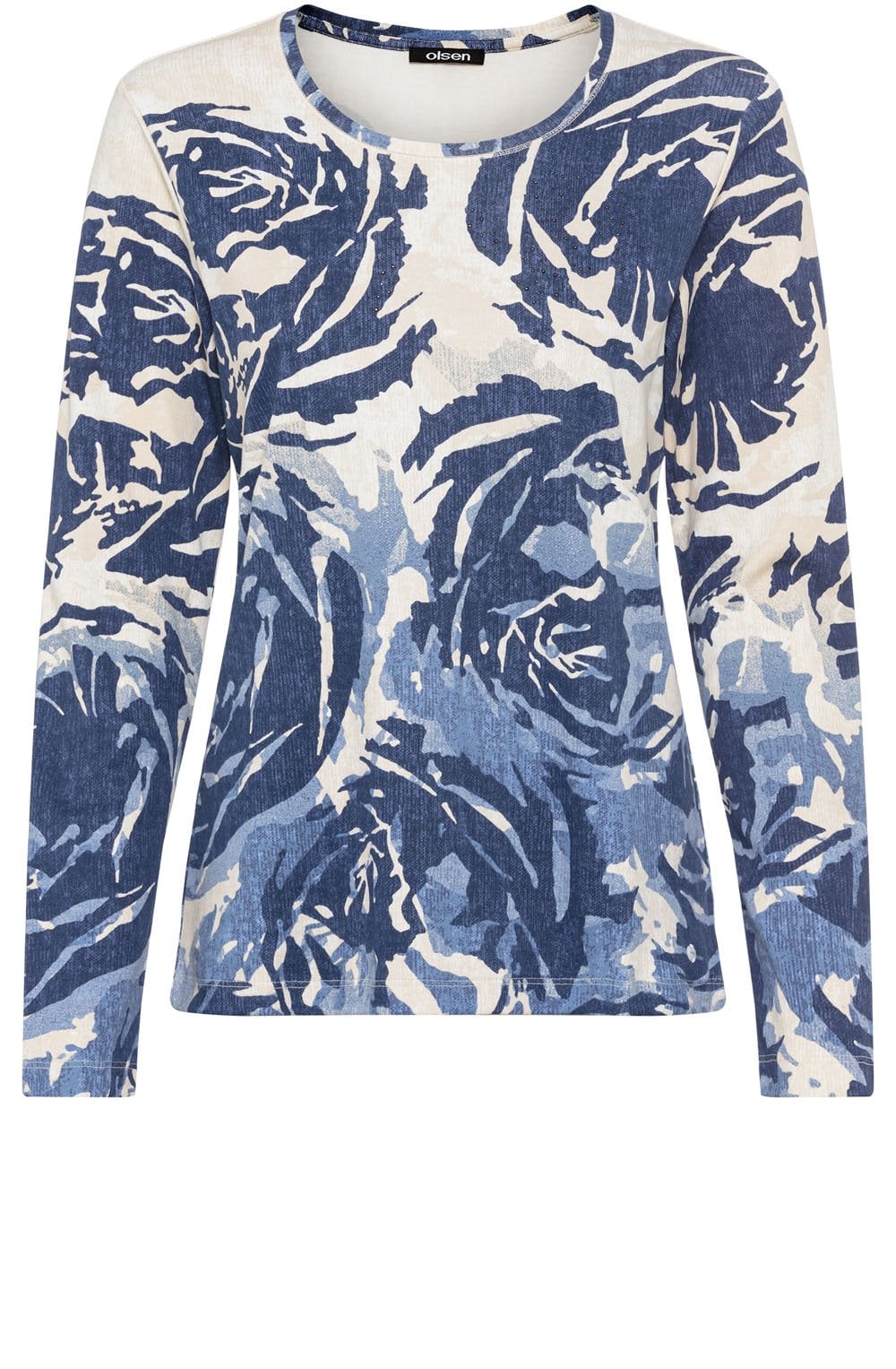 Indigo Denim All Over Print Edda Top