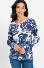 Indigo Denim All Over Print Edda Top