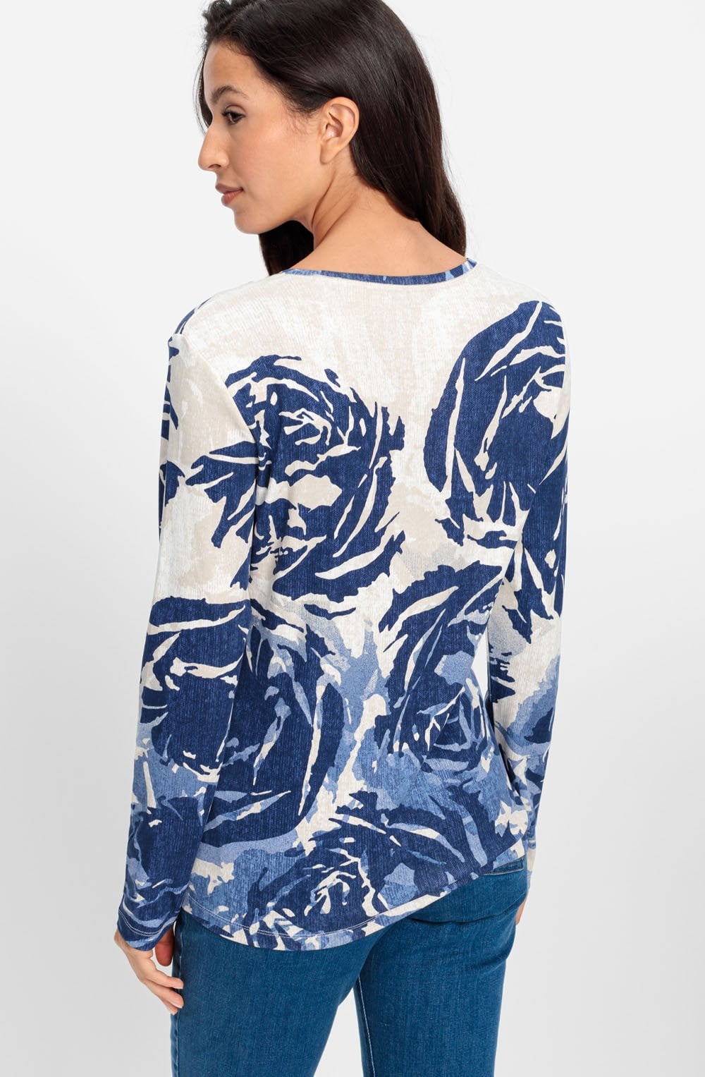 Indigo Denim All Over Print Edda Top