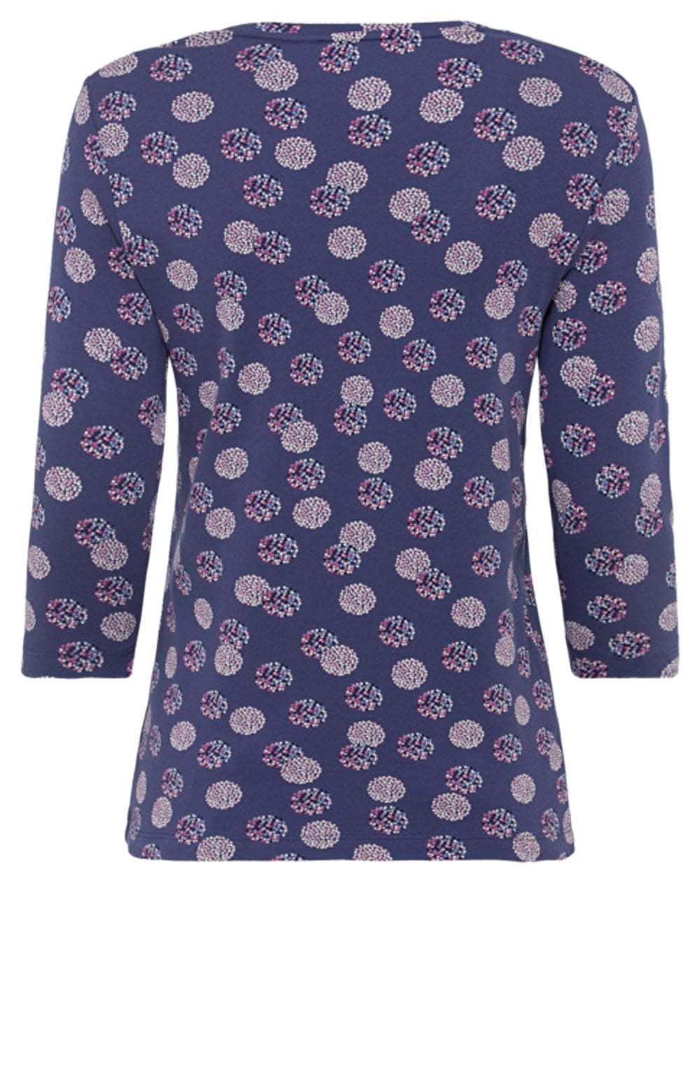 Indigo Patterned Top