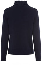 Ink Blue Cable Knit Henny Jumper