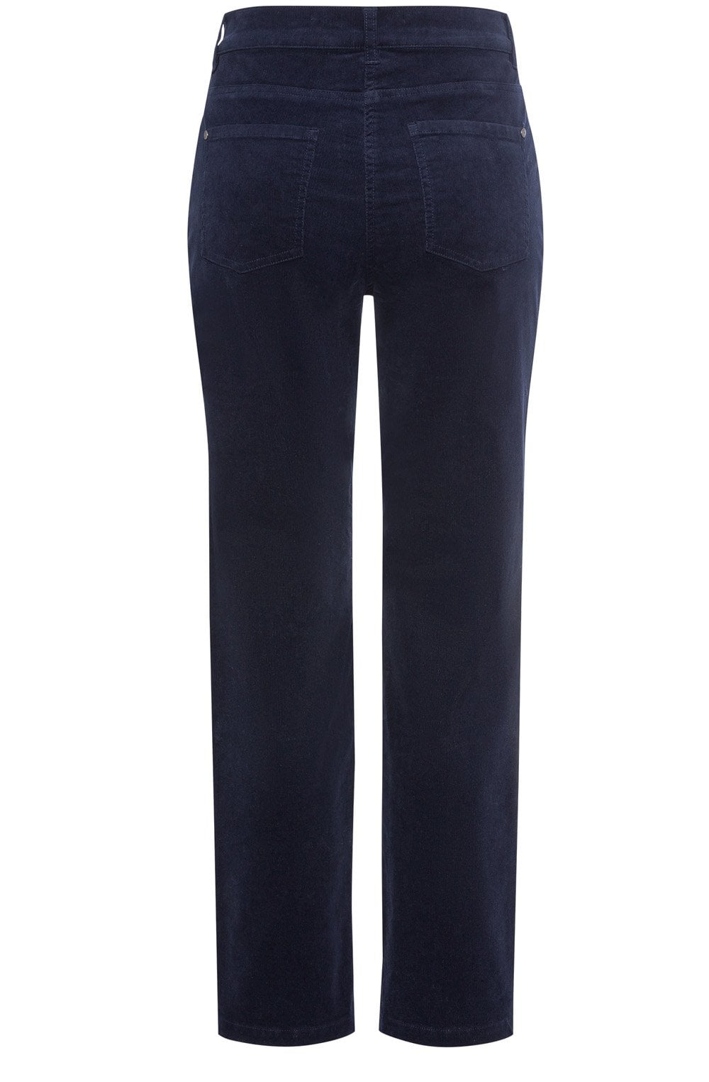 Ink Blue Corduroy Lisa Straight Trousers
